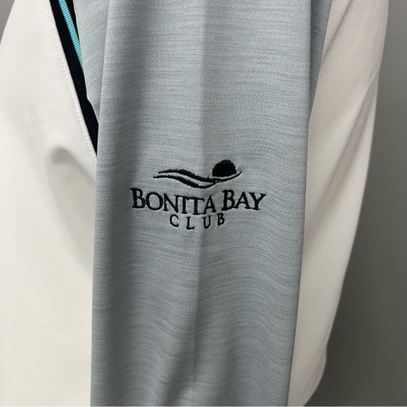 FootJoy French Terry Raglan Sleeve Full-Zip Jacket White Heather Gray Size Small - Picture 7 of 10